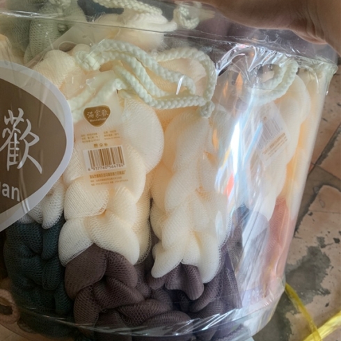 Bông tắm dài xịn 